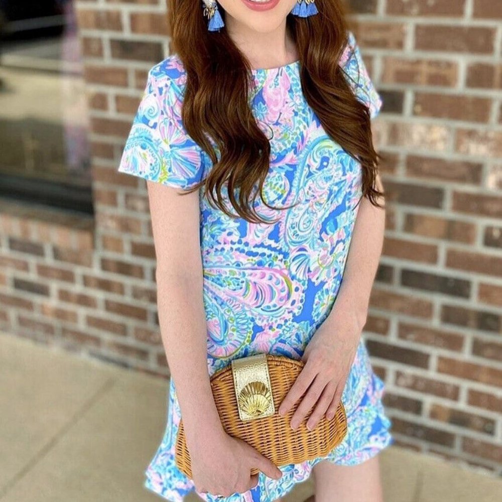 Lilly Pulitzer NWT Masey Romper Dress-Pastel Paisley— STUNNING!